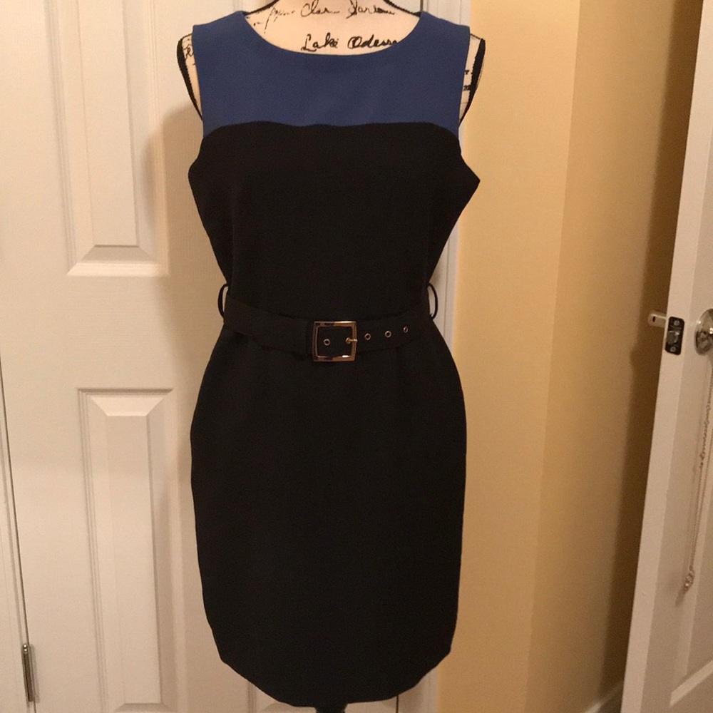 Classic color block sheath